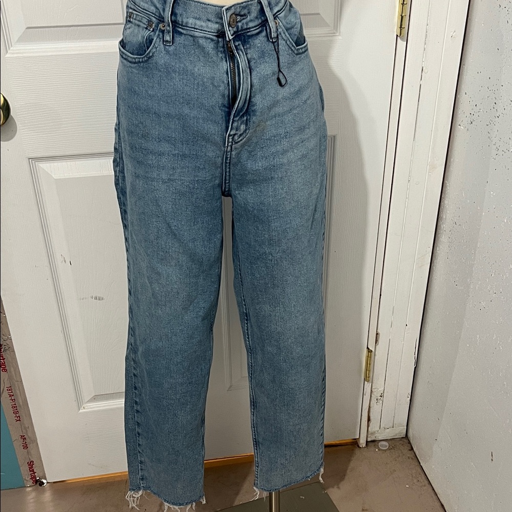 Calvin Klein Jeans Women's Straight Leg Blue Denim